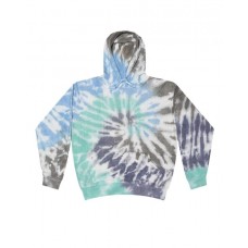 Colortone Tie-Dyed Cloud Fleece Hooded Sweatshirt