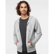 Independent Trading Co. Icon Lightweight Loopback Terry Full-Zip Hooded Sweatshirt